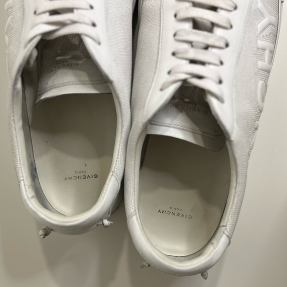 Givenchy Men’s Urban Street Low Embroidered Logo Sneakers White 45 EU 11.5 US - Picture 12 of 15